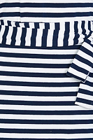 Thumbnail for Stripe Jersey Wrap Dress