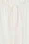White Cotton Linen Demi Trouser