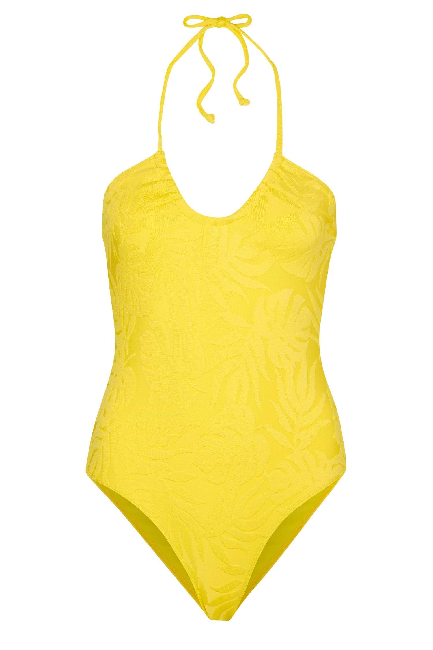 Yellow Palm Swimsuit