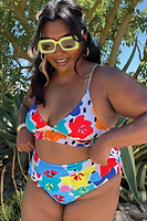 Thumbnail for Model wearing Dotty Bikini Bottom standing facing the camera