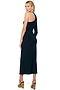 Black Midi Gigi Cut Out Dress