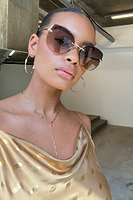 Thumbnail for Gold Mya Dress With Gold Fleck