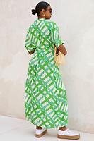 Thumbnail for Green Gloria Midi Dress
