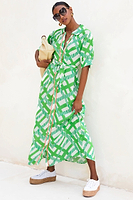 Thumbnail for Green Gloria Midi Dress