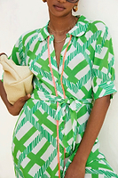Thumbnail for Green Gloria Midi Dress