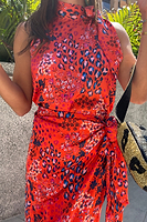 Thumbnail for Red Mallorca Scarlett Top