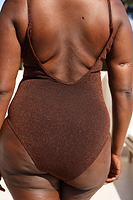 Thumbnail for Sparkle Ruched Swimsuit