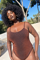 Thumbnail for Sparkle Ruched Swimsuit
