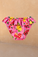 Girls Pink Fruit Crop Bikini Set
