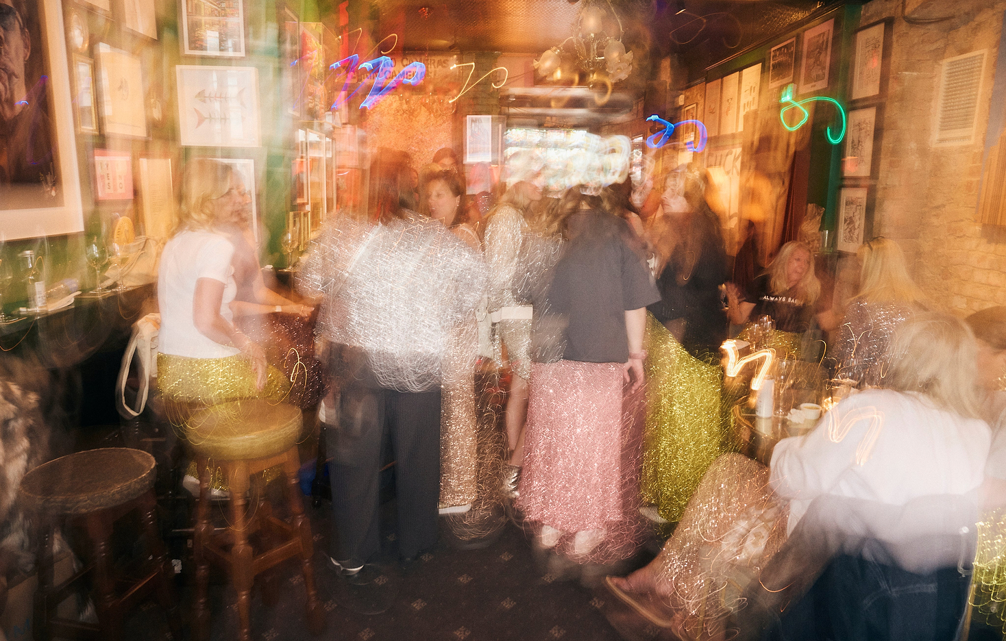 photos from our sequin march event taken for our london fashion week collab