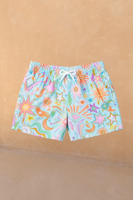 Boy's Starburst Swim Shorts