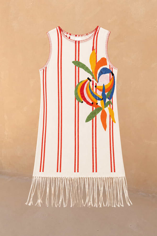 Girl's Banana Jersey Cotton Dress