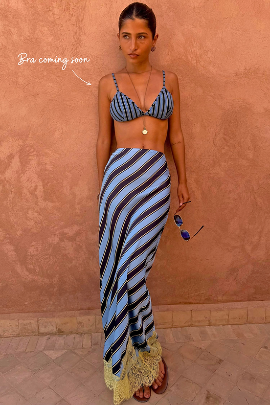 Stripe Maeva Skirt