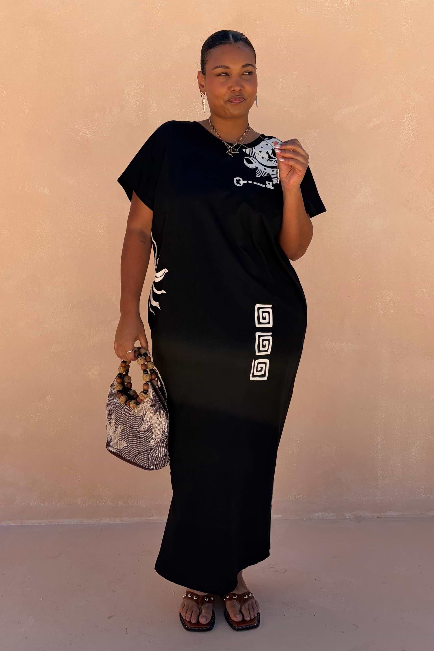 Black Dolce Vita T-Shirt Dress Never Fully Dressed Black Dolce Vita T-Shirt Dress Never Fully Dressed