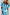 Thumbnail for Model wearing Blue Stripe Kiki Top