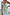 Thumbnail for Abito Blue Fawn Poppy Elsie con stampa di papaveri gialli, bordi a contrasto e spalline sottili.