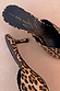 Leopard Heel Mules