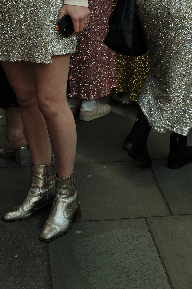 photos from our sequin march event taken for our london fashion week collab
