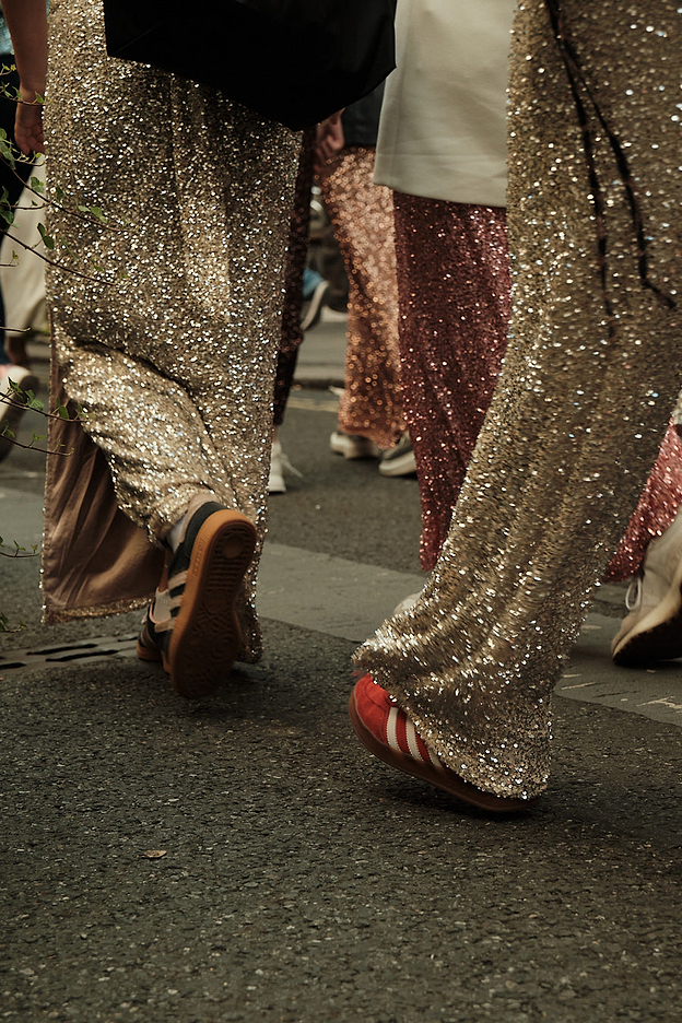 photos from our sequin march event taken for our london fashion week collab
