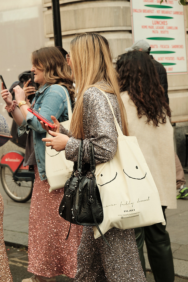 photos from our sequin march event taken for our london fashion week collab