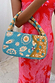 Blue and Yellow Morocco Beaded bag