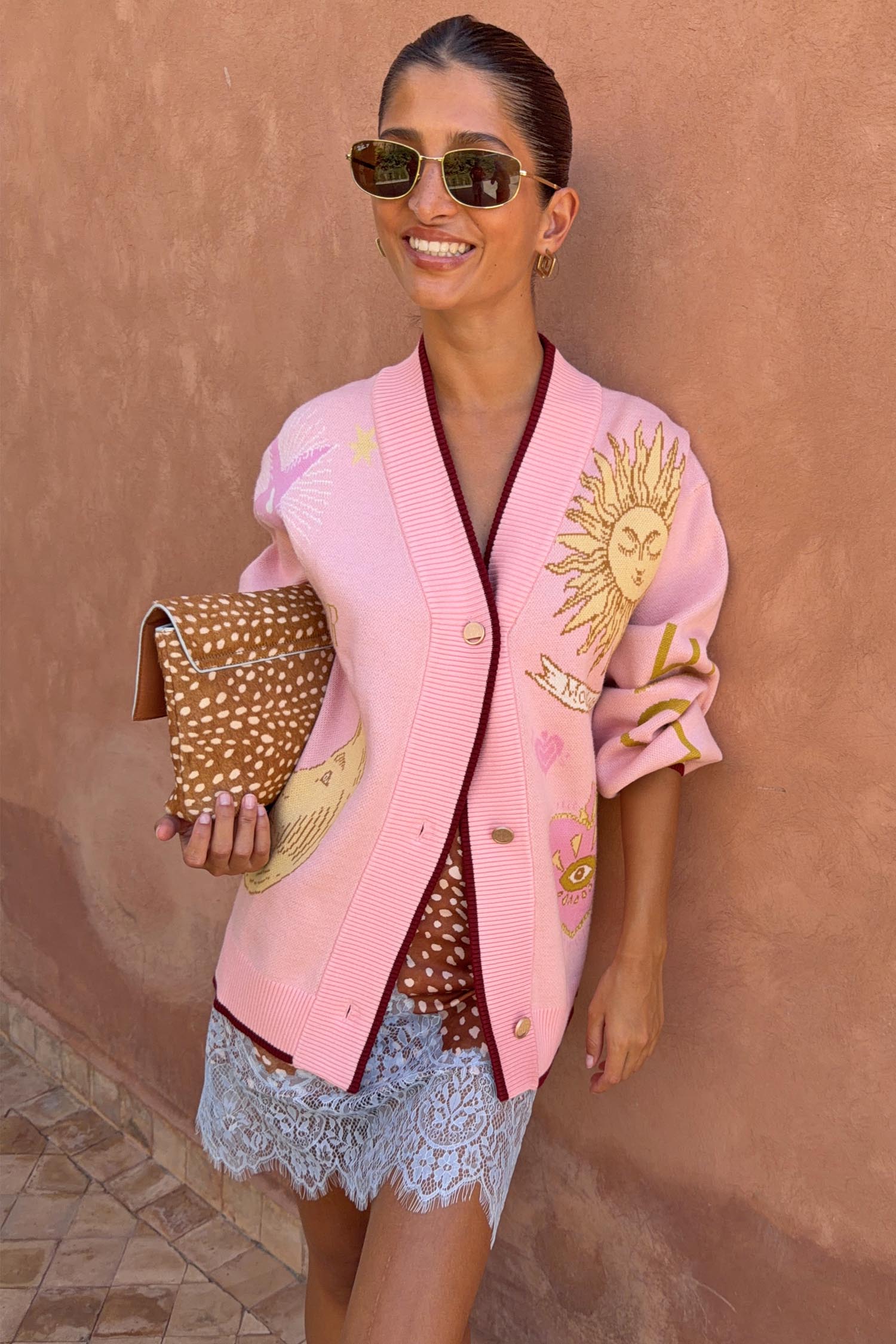 Pink Mystical Cardigan – Never Fully Dressed