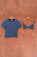 Stripe Bra Baby T-Shirt