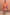 Thumbnail for Model wears the red and camel Tomato Stripe Blouse with voluminous sleeves and matching shorts.