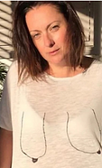 celeste barber's recreation of our boob t-shirt