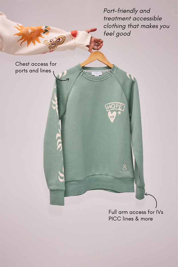 detailed description of the accessibility functions on our sundazed sweater