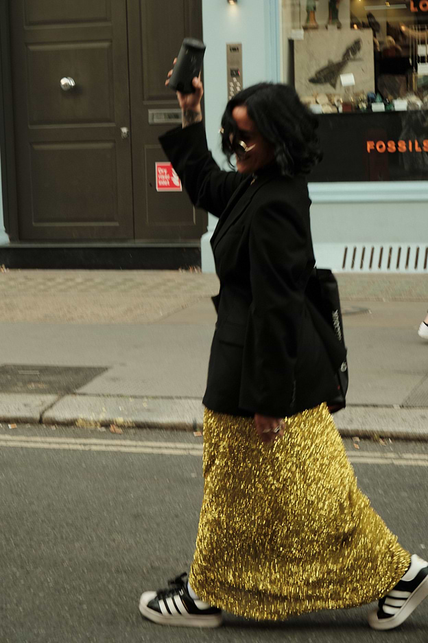 photos from our sequin march event taken for our london fashion week collab
