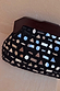Black Beaded Mirror Bag
