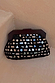 Black Beaded Mirror Bag