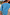 Thumbnail for Abito Tilly blu plissettato con riflessi dorati e borsa di perline in primo piano.