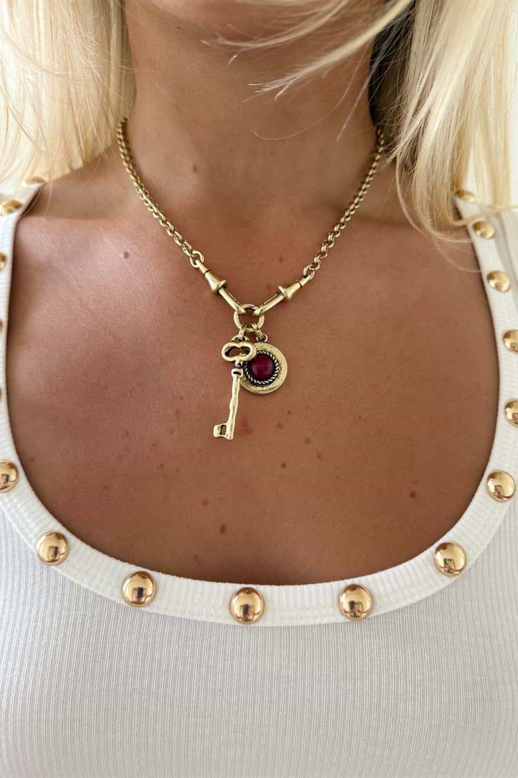 Deloris Key Necklace