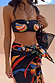 Banana Bandeau Bikini Top