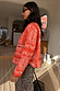 Red Bandana Reversible Jacket