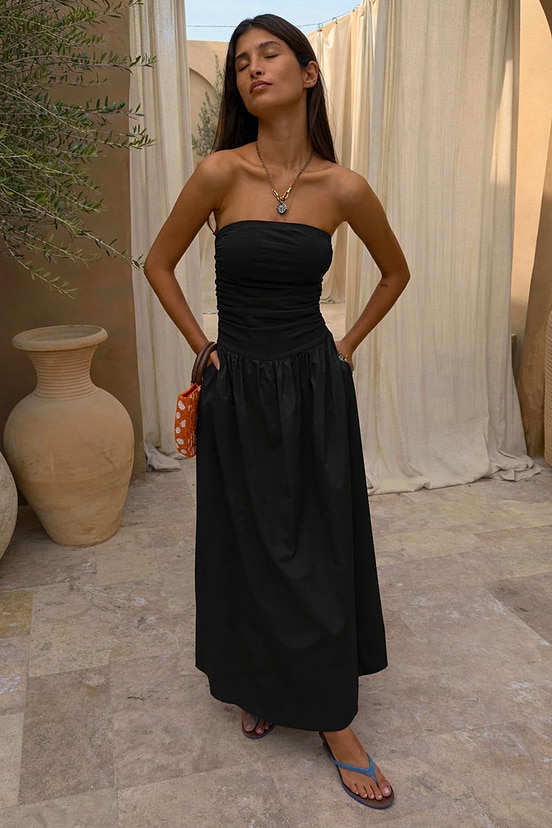 never fully dressed black Never Fully Dressed Black Swallow Romance Soho Midi Dress