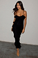 caption_Model wears Black Molly Dress  in UK size 8/ US 4
