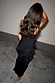caption_Model wears Black Molly Dress  in UK size 8/ US 4