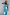 Thumbnail for Model wearing Blue Stripe Kiki Top