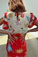 Red Celestial Midi Dress