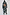 Thumbnail for caption_Model wears Hope Charcoal Changing Robe  in size M
