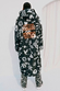 caption_Model wears Hope Charcoal Changing Robe  in size M