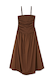 Chocolate Lola Mid-axi Dress
