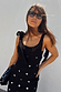 Black Crochet Alicia Dress