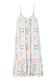 White Island Cross Stitch Maxi Dress