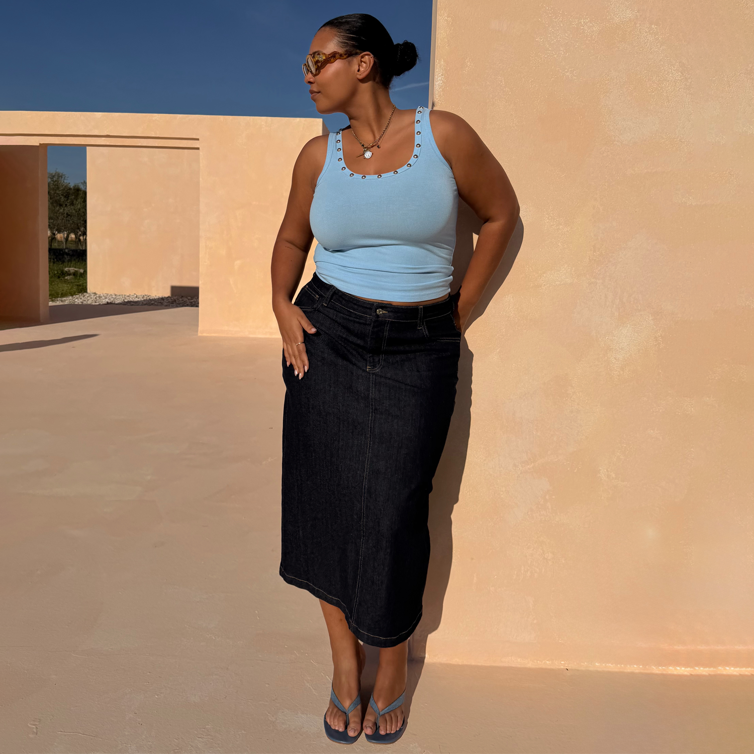 never fully dressed denim skirt Denim Skirt Silver Metallic Skirt New Look Denim Skirt Silver Metallic  Skirt 99 Ashlyn Vegan Leather Metallic
