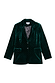 Emerald Velvet Blazer