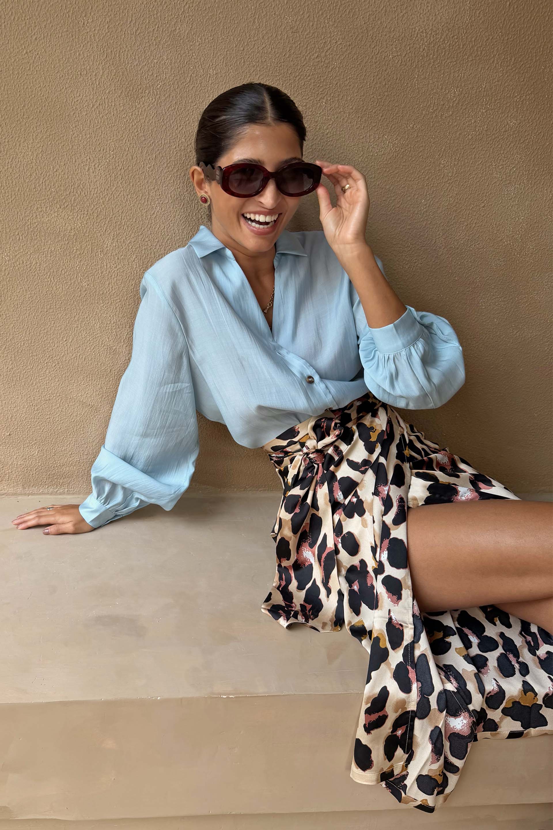 Ice Blue Miley Shirt – Never Fully Dressed